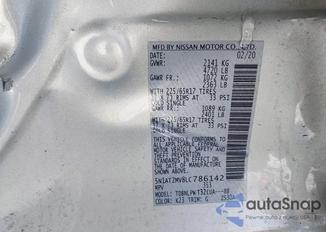 5N1AT2MV8LC786142: 44190684