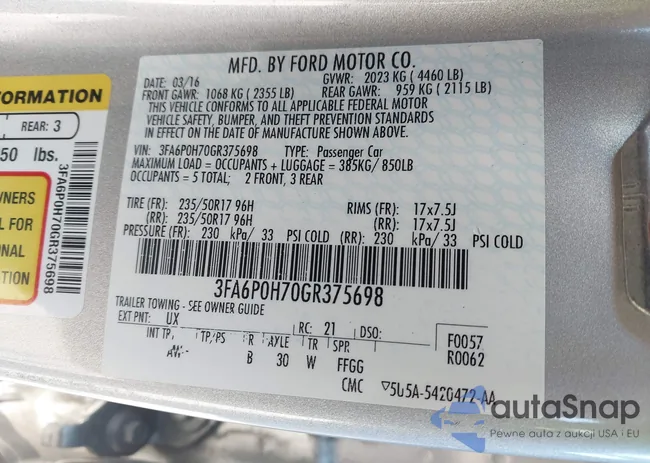 3FA6P0H70GR375698: 44190728