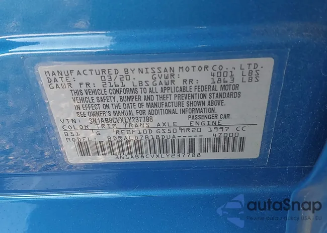 3N1AB8CVXLY237788: 44190758