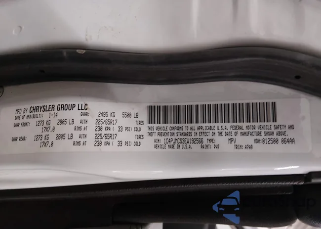 1C4PJMCS3EW192566: 44190023