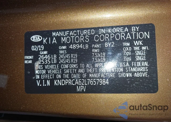 KNDPRCA62L7657984: 44190029