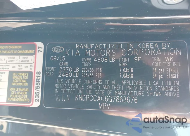 KNDPCCAC6G7863676: 44190047