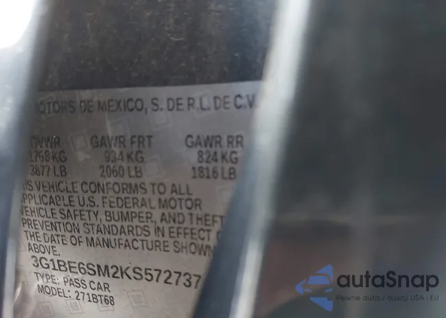 3G1BE6SM2KS572737: 44190058