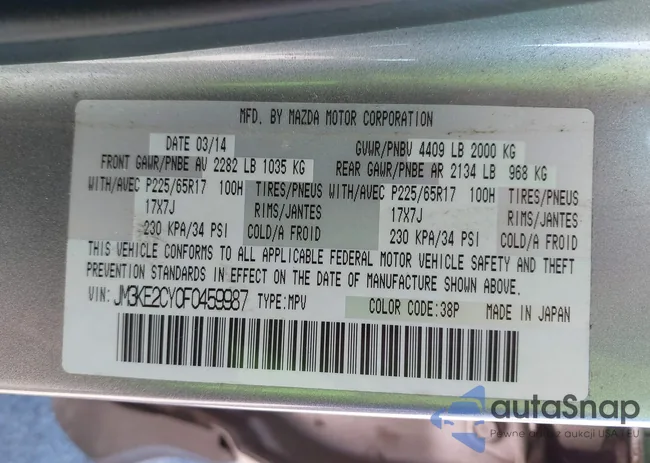 JM3KE2CY0F0459987: 44190396