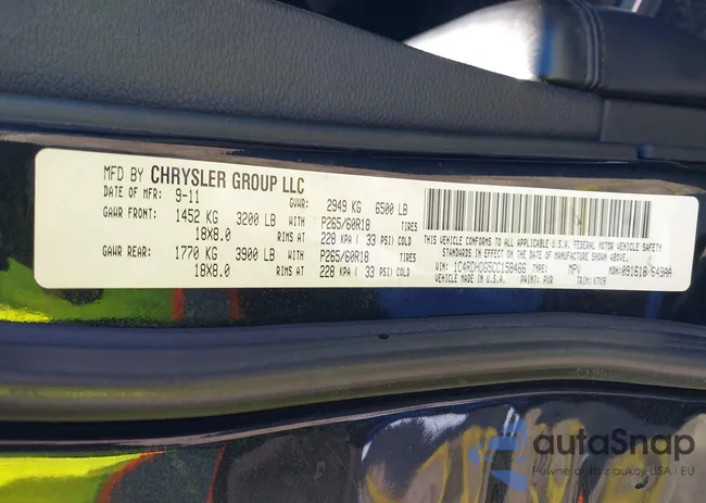 1C4RDHDG5CC158466: 44191423