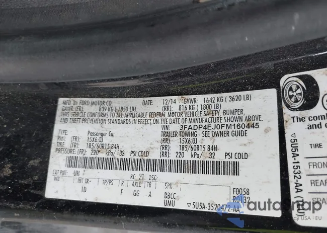 03FADP4EJ0FM16044: 44191590