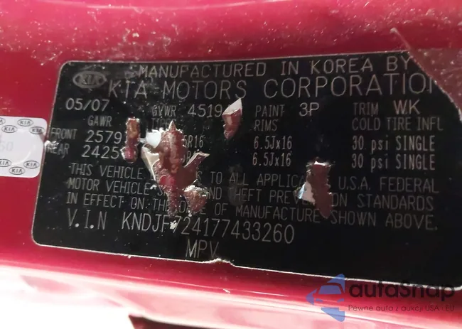 KNDJF724177433260: 44191668