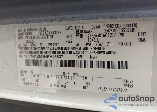 1FTYR1ZM1HKA26837: 44191676