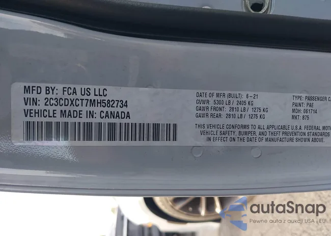 2C3CDXCT7MH582734: 44191717