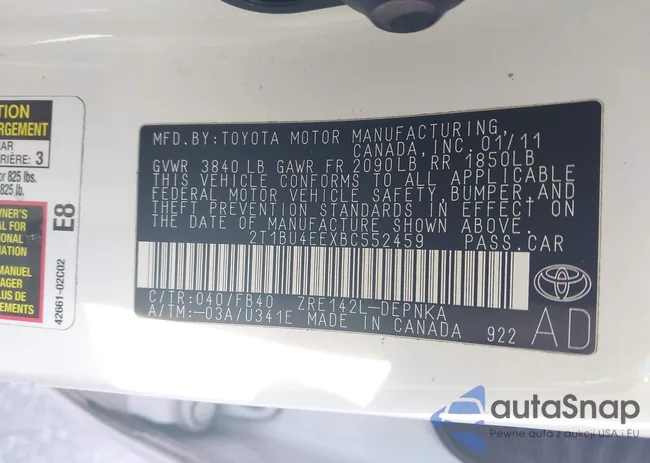 2T1BU4EEXBC552459: 44191868