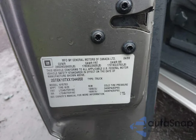 2GTEK19TXX1544958: 44191043