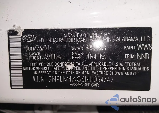 5NPLM4AG6NH054742: 44191220