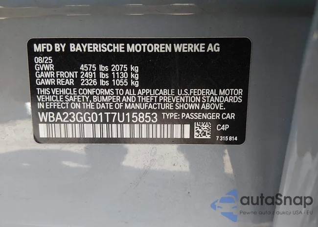 WBA23GG01T7U15853: 44192491
