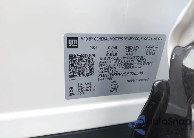 3GN7DSRP7SS225548: 44192520