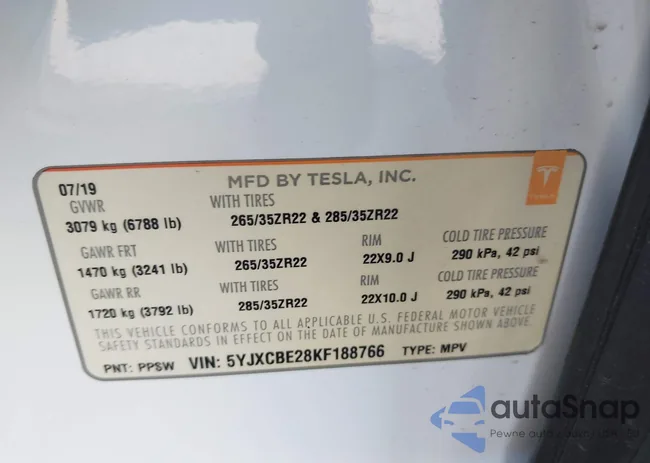 5YJXCBE28KF188766: 44192526