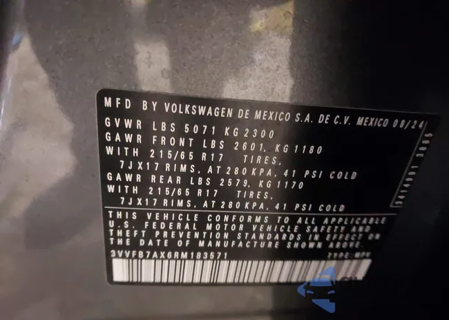 3VVFB7AX6RM183571: 44192787