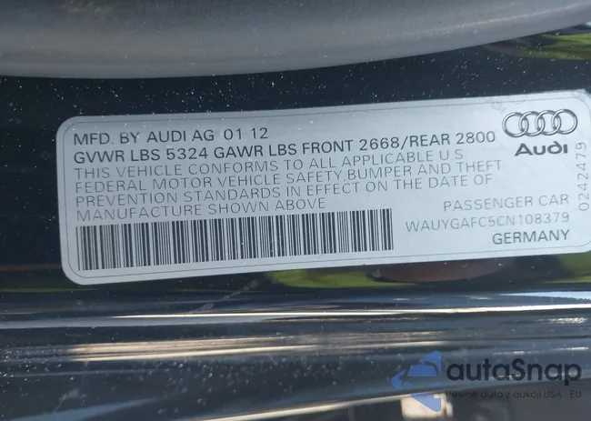 WAUYGAFC5CN108379: 44192826