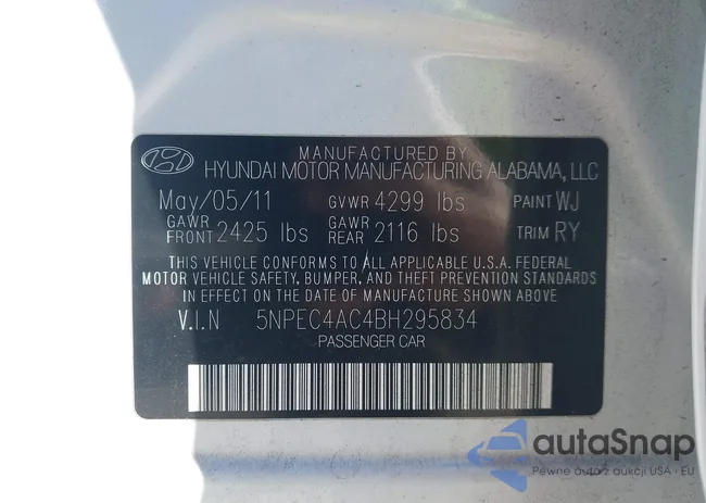 5NPEC4AC4BH295834: 44192886