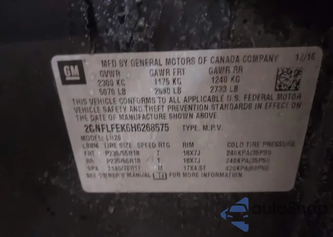 2GNFLFEK6H6268575: 44192056