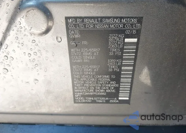 KNMAT2MV8FP535882: 44193552