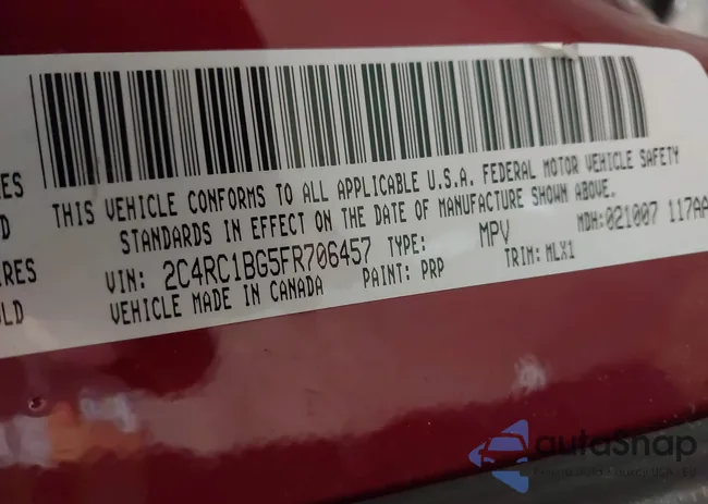 2C4RC1BG5FR706457: 44193799