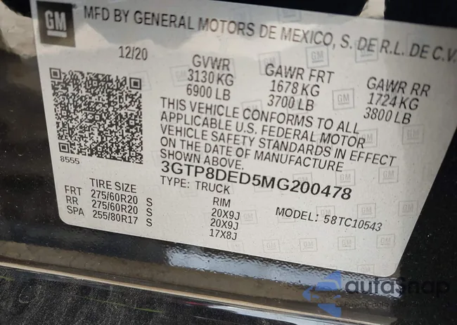 3GTP8DED5MG200478: 44193880