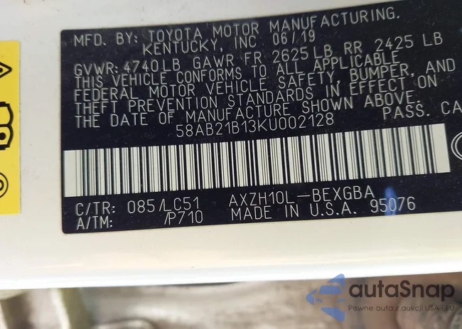 58AB21B13KU002128: 44193904