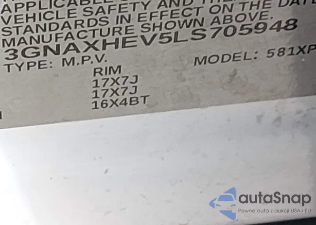 3GNAXHEV5LS705948: 44193908