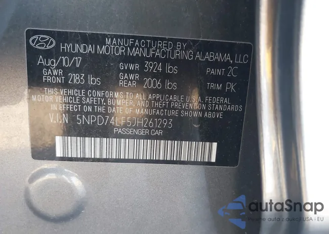 5NPD74LF5JH261293: 44193923