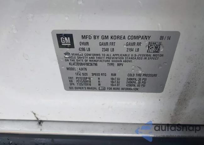 KL4CJDSB4FB036796: 44193082