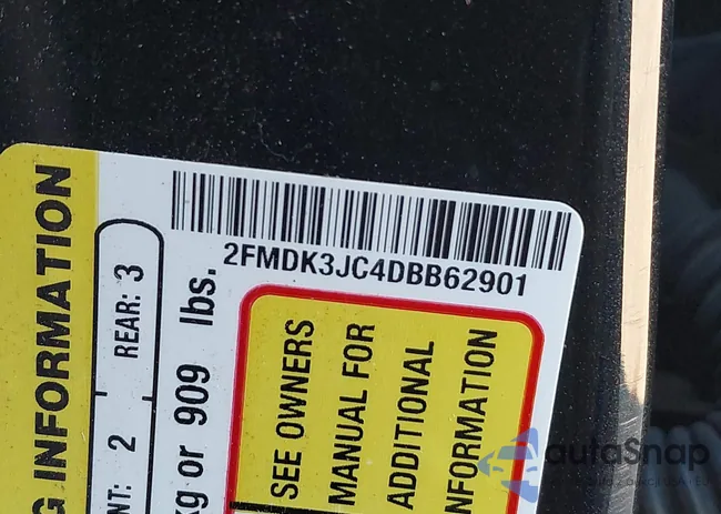 2FMDK3JC4DBB62901: 44193091