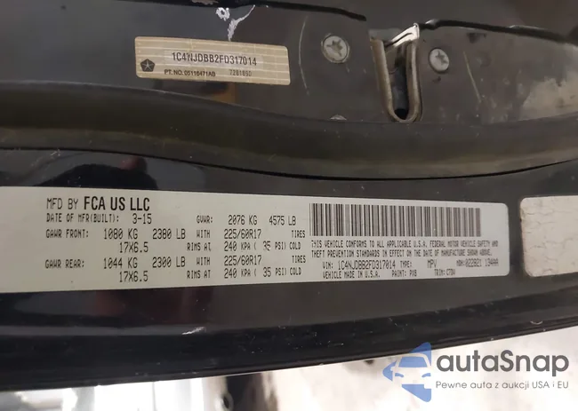 1C4NJDBB2FD317014: 44193092