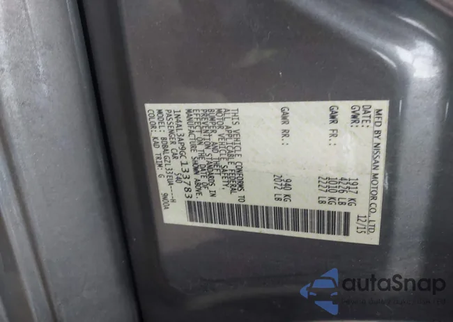 1N4AL3AP9GC133783: 44193100