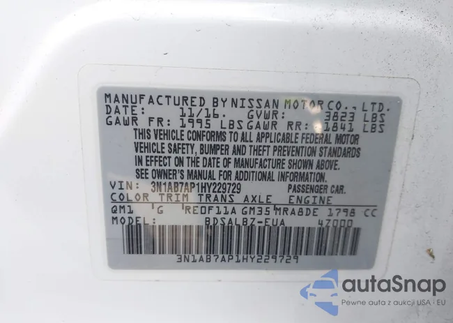 3N1AB7AP1HY229729: 44193101