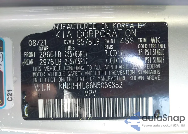 KNDRH4LG6N5069382: 44193148