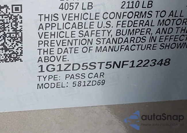 1G1ZD5ST5NF122348: 44193213