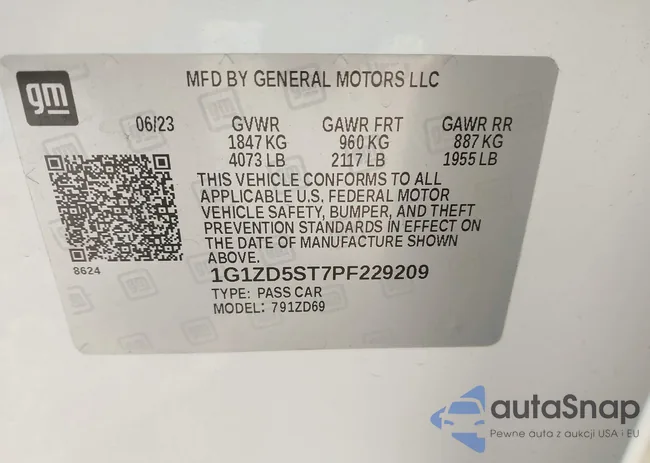 1G1ZD5ST7PF229209: 44194703