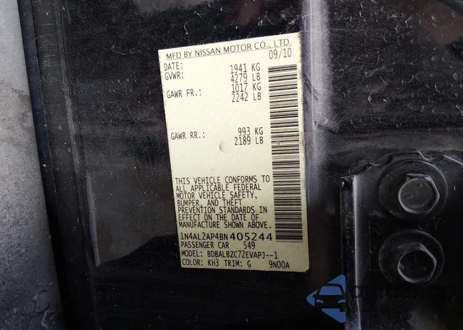 1N4AL2AP4BN405244: 44194776