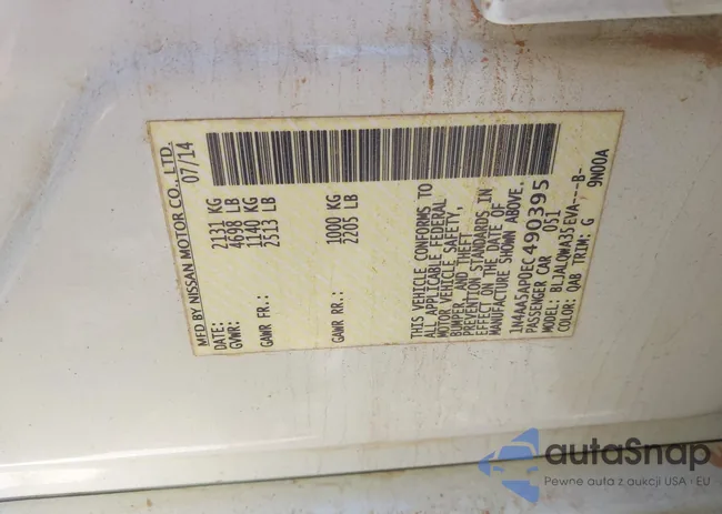 1N4AA5AP0EC490395: 44194786