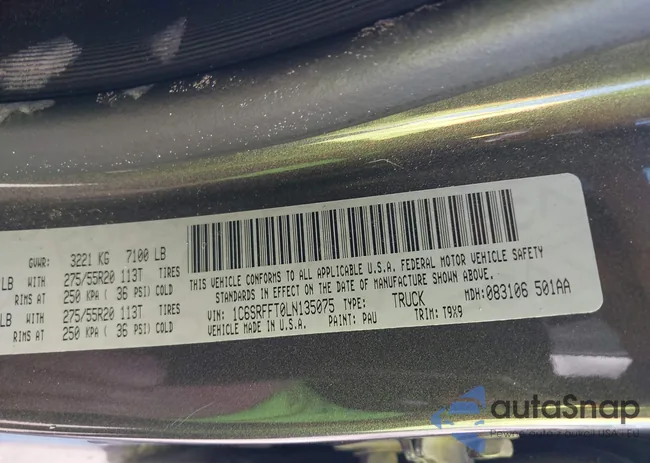 1C6SRFFT0LN135075: 44194836