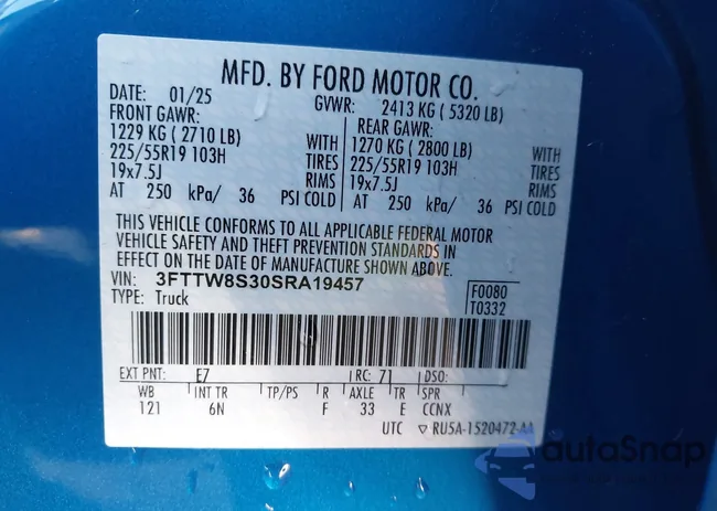 3FTTW8S30SRA19457: 44194864