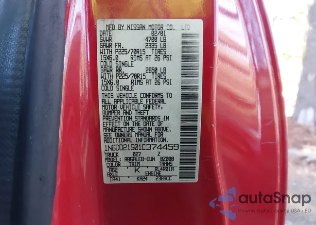 1N6DD21S01C374459: 44194907