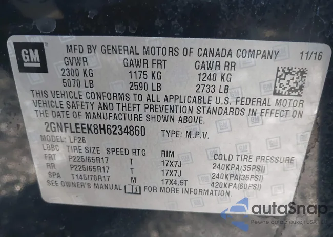 2GNFLEEK8H6234860: 44194934