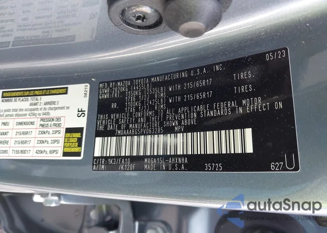 7MUAAABG5PV063285: 44194045