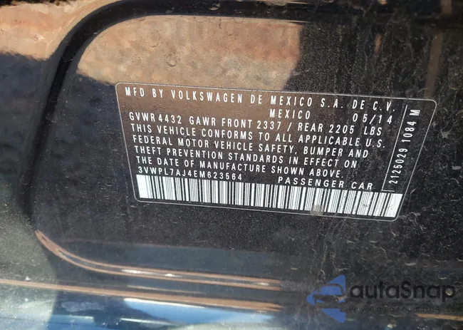 3VWPL7AJ4EM623564: 44194145