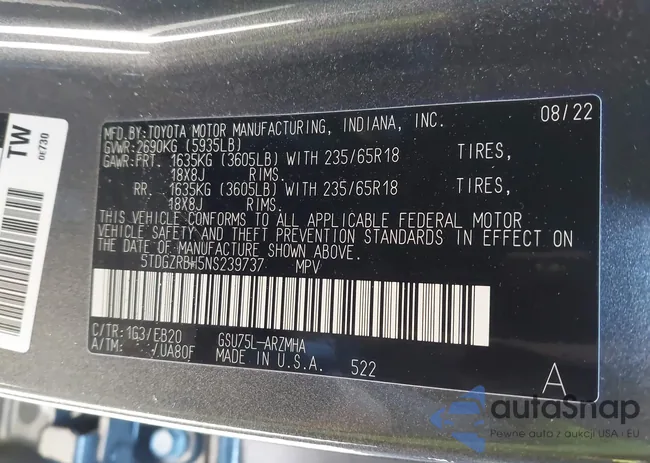 5TDGZRBH5NS239737: 44194149