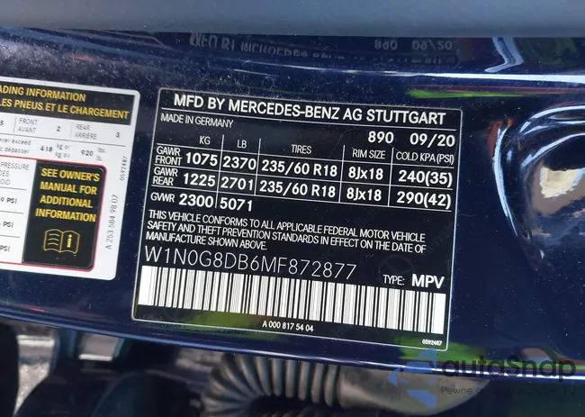 W1N0G8DB6MF872877: 44194256