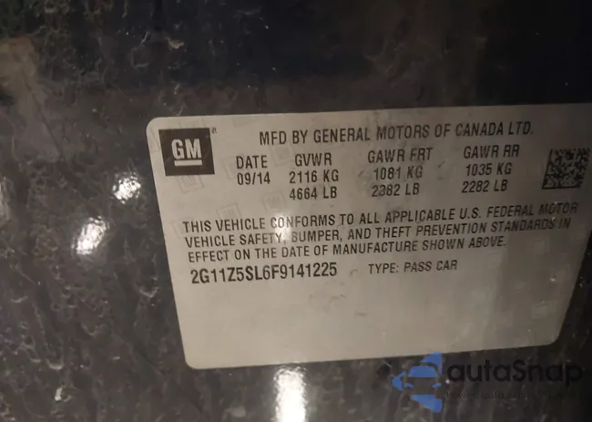 2G11Z5SL6F9141225: 44194286