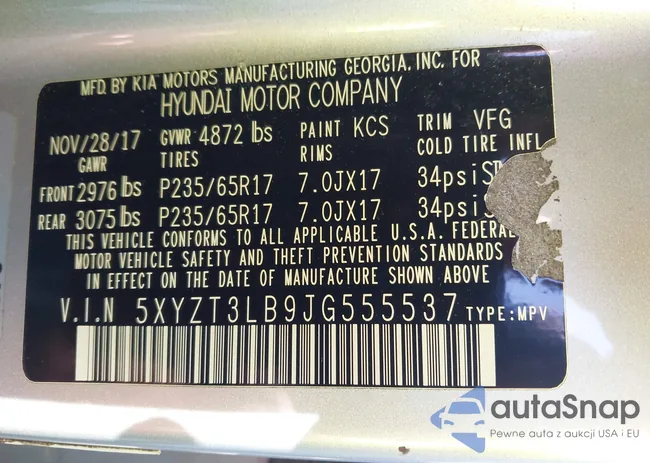 5XYZT3LB9JG555537: 44194299