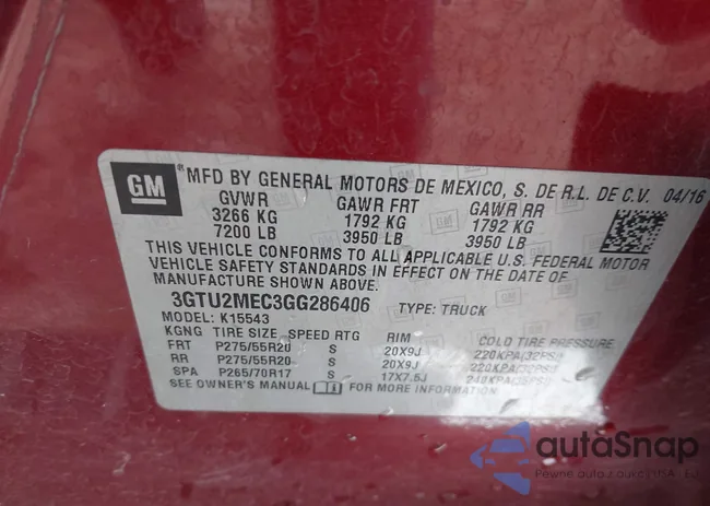 3GTU2MEC3GG286406: 44194365